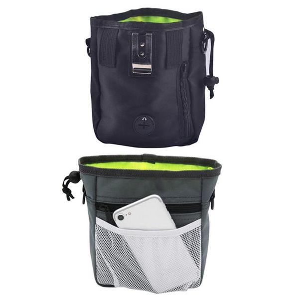 

dog car seat covers pet snack bag training pockets portable puppy pouch walking treat agility bait waist storage hold