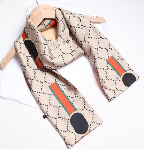 

fashion multifunction letters print scarf for handbags handle head wrap scarfs hair ribbon women turban headband silk scarves neckerchief, Blue;gray