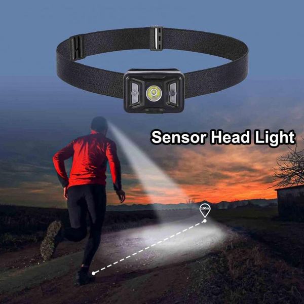 

headlamps adjustable sensor head light powerful led headlight usb rechargeable headlamp torch waterproof for camping hiking