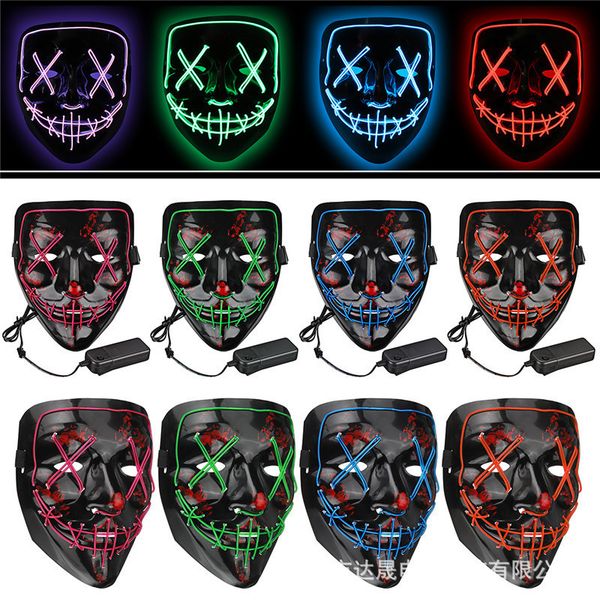 

mask halloween party, ghost walk, led horror , el luminous