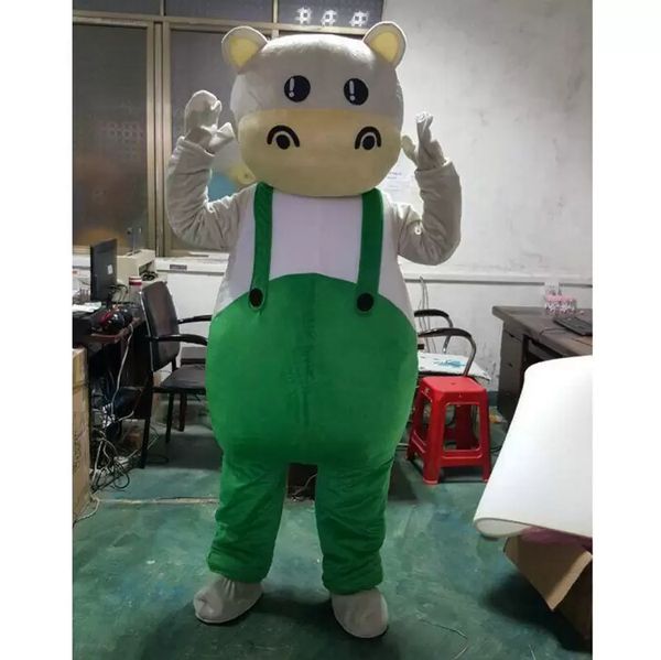 

halloween milk cow mascot costume customization cartoon plush anime theme character christmas carnival adults party fancy outfit, Red;yellow