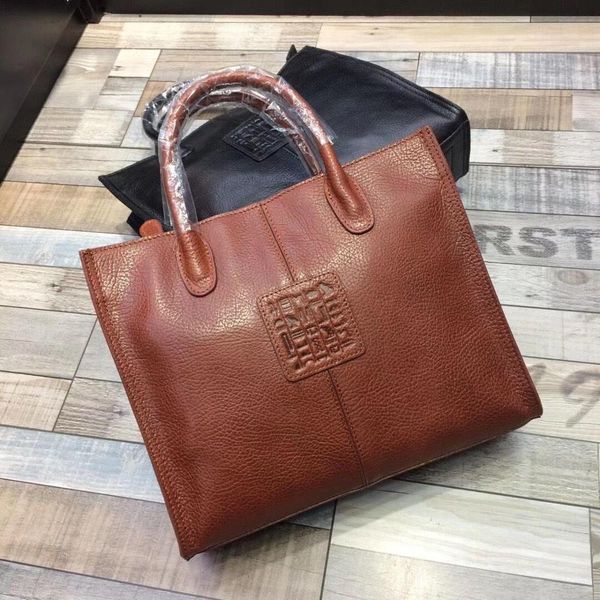 

designer s hands vegetable tanned layer leather retro messenger tote large capacity uxury bag