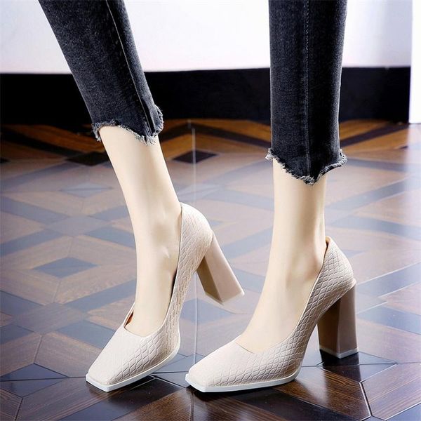 

dress shoes 8 cm heels spring autumn elegant women high fashion solid color pu leather party female shallow mouth p, Black