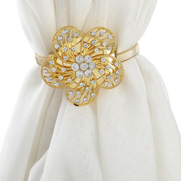 

other home decor 7.5cm flower magnetic curtain buckle room decoration accessories fashion tie strap holder embrasse rideau