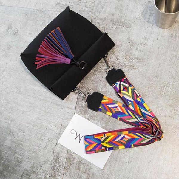 

women messenger bag tassel crossbody bags for girls shoulder female designer handbags bolsa feminina bolsos muje cross body