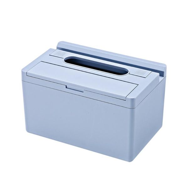 

tissue boxes & napkins deskcontainer automatic lifting restaurant double spring multifunctional nordic style box with phone holder solid