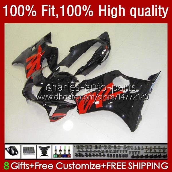 Тело для инъекций формы для Honda CBR 600 F4i FS CC F4 I 600F4i красный черный 600CC 04-07 55NO.19 CBR600F4i CBR600 F4i 04 05 06 07 CBR600FS 2004 2005 2006 2007 OEM обтекатель