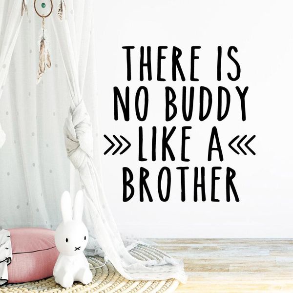 

wall stickers funny there is no buddy like a brother sticker wallpaper home decor for kids room living decoration decal