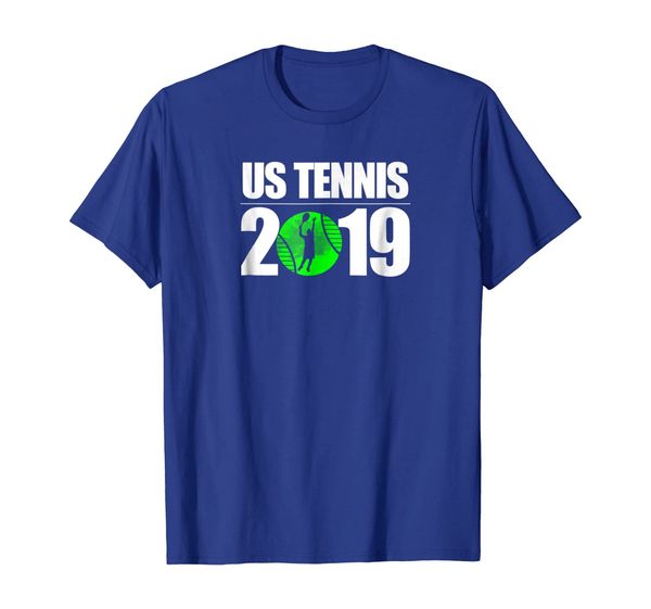 

cool awesome tennis fans "us tennis 2019" gift open t-shirt, White;black