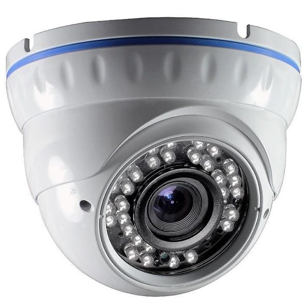 

2.0mp vandalproof 36 led ir dome cctv camera with 2.8-12mm varifocal lens economic surveillance product ip cameras