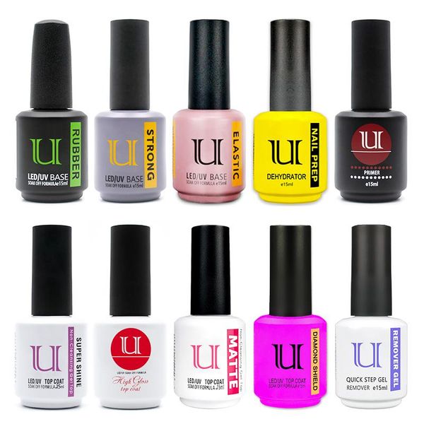 

nail gel 15ml base for varnishes set rubber and super bright coat polish manicure acid-primer gellac matte, Red;pink
