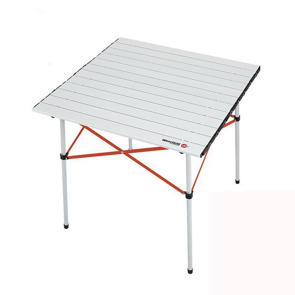 

outdoor folding table chair camping aluminium alloy picnic waterproof durable desk for 70*70cm camp furniture