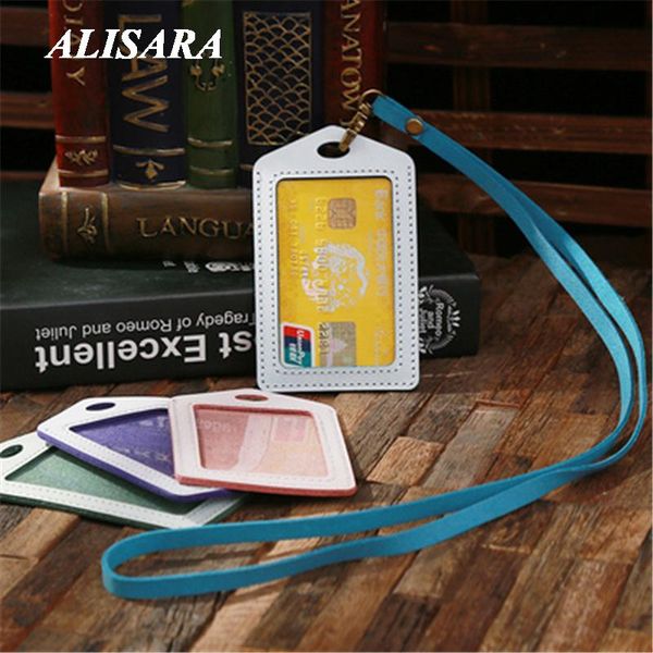 

card holders bag women green blue purple work bus set the first layer of cowhide personality id storage holder purse, Brown;gray