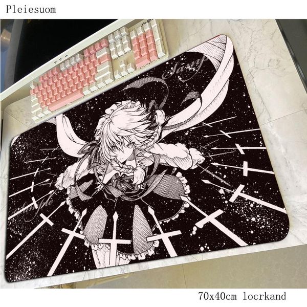 

mouse pads & wrist rests sakuya izayoi pad high-end computer gamer 700x400x3mm padmouse locrkand mousepad ergonomic gadget office mats