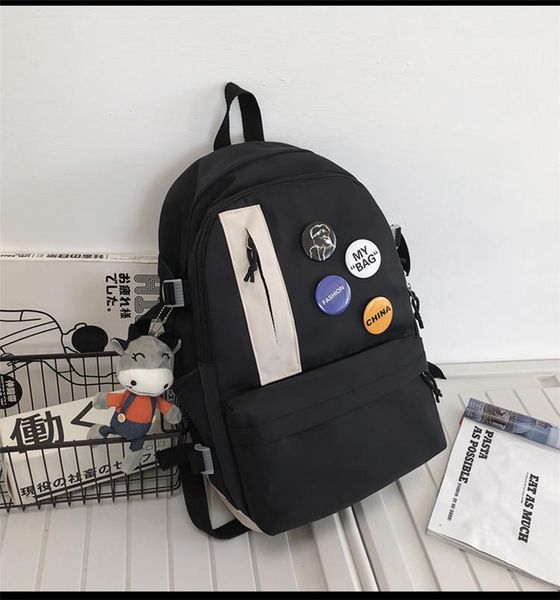 

backpack ytx1359 large-capacity korean version of the summer short-distance travel for junior high school students