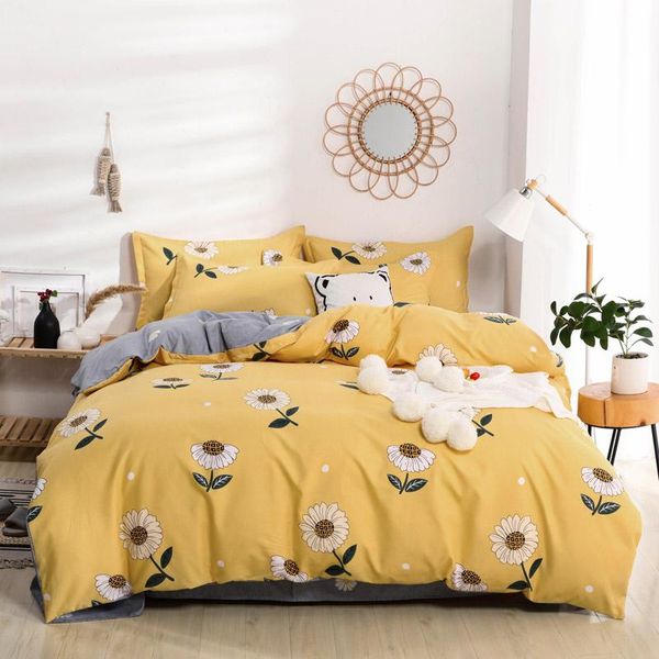 

bedding sets printed 130 gsm microfiber 2 pillow shams and 1 bed sheet  ,king ,twin ,full size,4 pieces set duvet cover