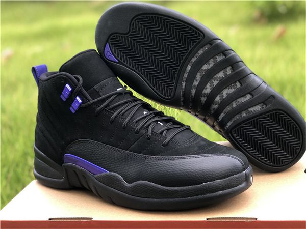

shoes dark concord 12 xii mens basketball jumpman 12s designer black sports sneakers size, White;red