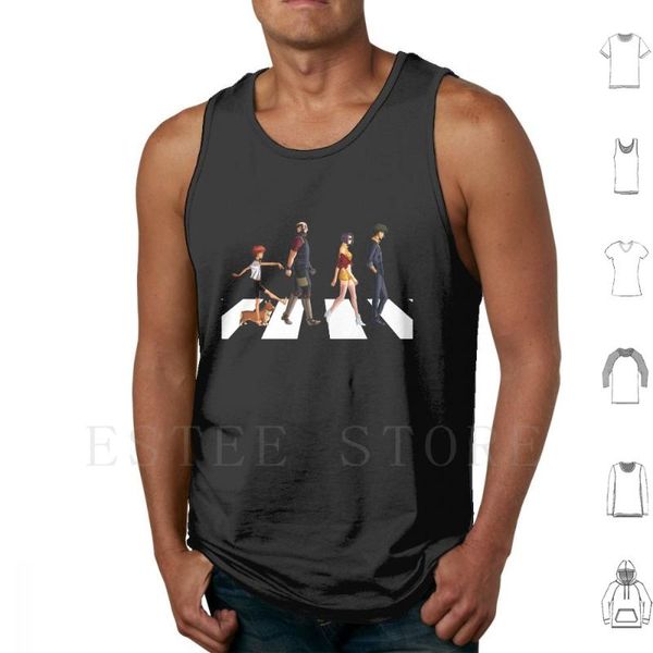 

men' tank cowboy bebop come together vest sleeveless movie the, White;black