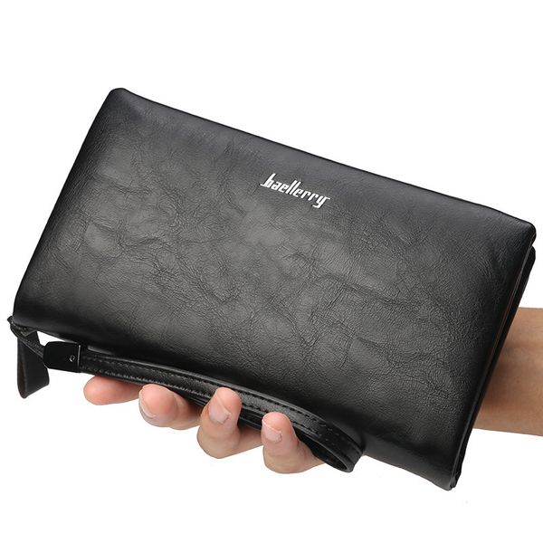 

baellerry position wallet multi-card male clutch business casual retro large-capacity clutch bag bag men's episq lianquan004, Red;black