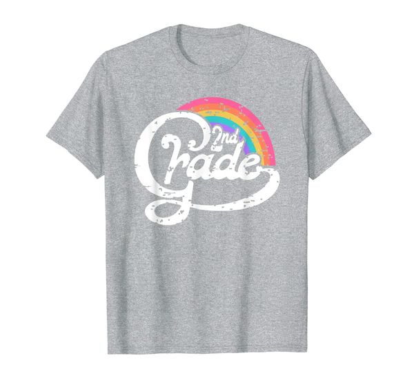 

second grade 2nd grade for girls, teacher t-shirt, White;black