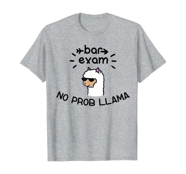 

Bar Exam No Prob Llama Funny Law School Graduation Gift T-Shirt, Mainly pictures