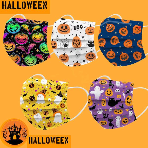 

halloween mask disposable melt blown halloween printing face maskhigh quality
