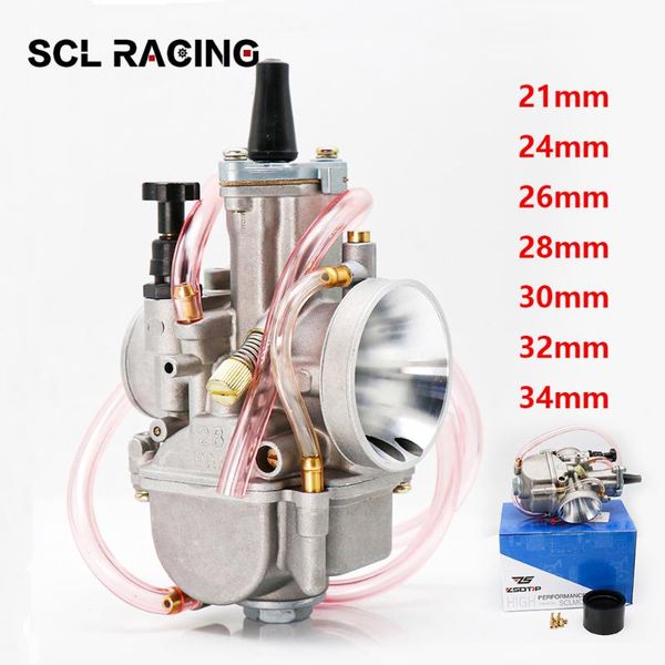 

alconstar universal carburetor for pwk 21 24 26 28 30 32 34 2t 4t keihin koso with power jet 75cc-250cc motorcycle fuel system