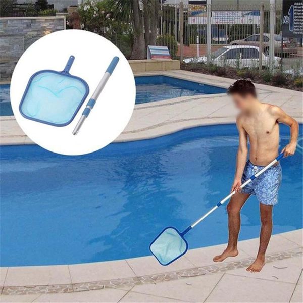 

colanders & strainers swimming pool net leaf rake mesh skimmer cleaning tool with 3 pole professional grade fine le