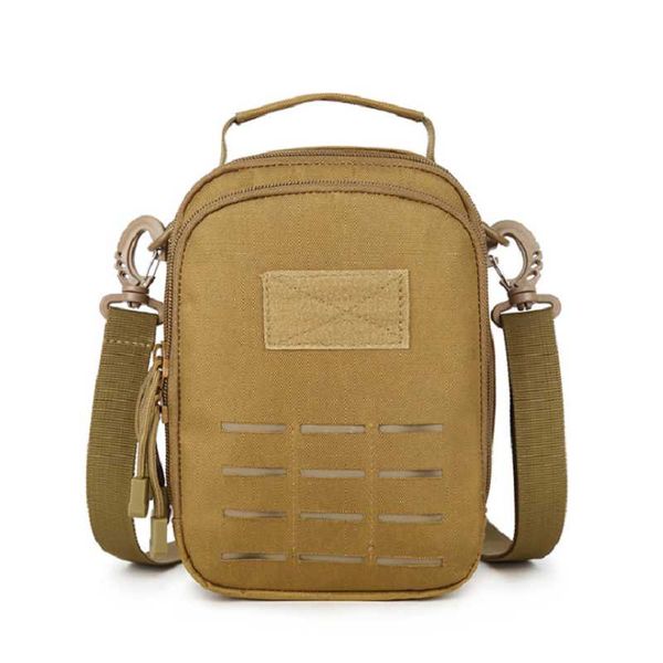 

outdoor bags punching process of small hanging bag