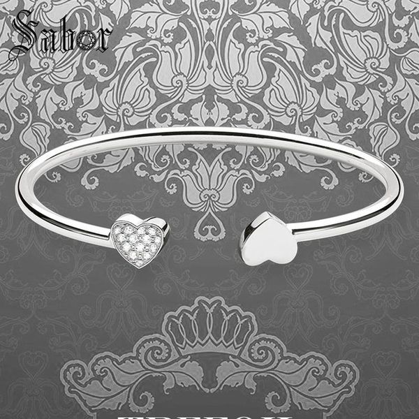 

tennis love heart bracelets cuff bangles,fashion jewelry romantic wrap geometric bracelet gift for women 2021, Golden;silver