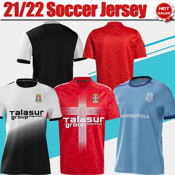

21/22 fc cartagena soccer jersey home white soccer shirt bulka harper gallar aguza 2021 2022 away red short sleeve footbal uniforms men adul, Black;yellow
