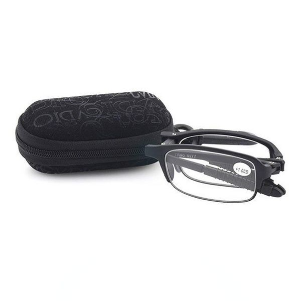 

sunglasses plastic folding reading glasses women men frame foldable slim presbyopic eyeglasses, White;black
