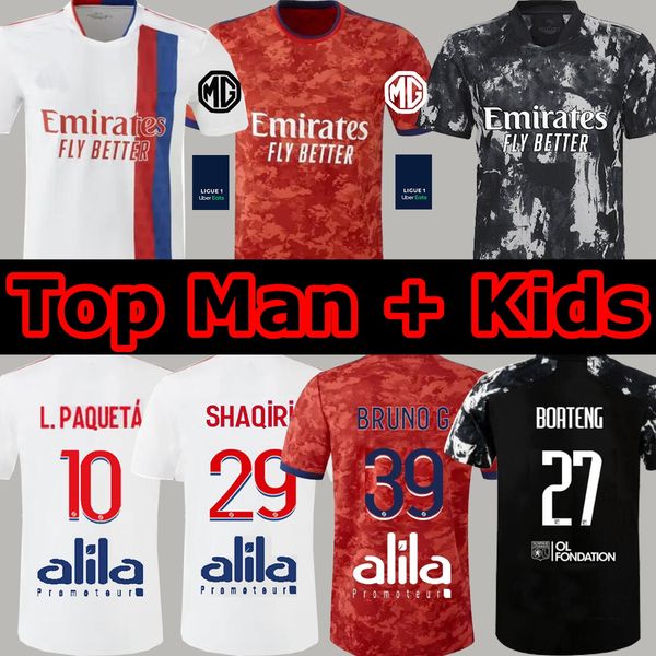 

21 22 lyon soccer maillot jerseys .paquetÃ¡ 4th 2021 2022 lyonnais soccer jersey dembÃ©lÃ© 9 ol digital fourth shaqiri toko ekambi bruno g boa, Black;yellow