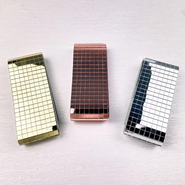 

wall stickers self-adhesive glass mini square mirrors mosaic tiles for bathroom diy creativity handmade crafts home decoration accessories