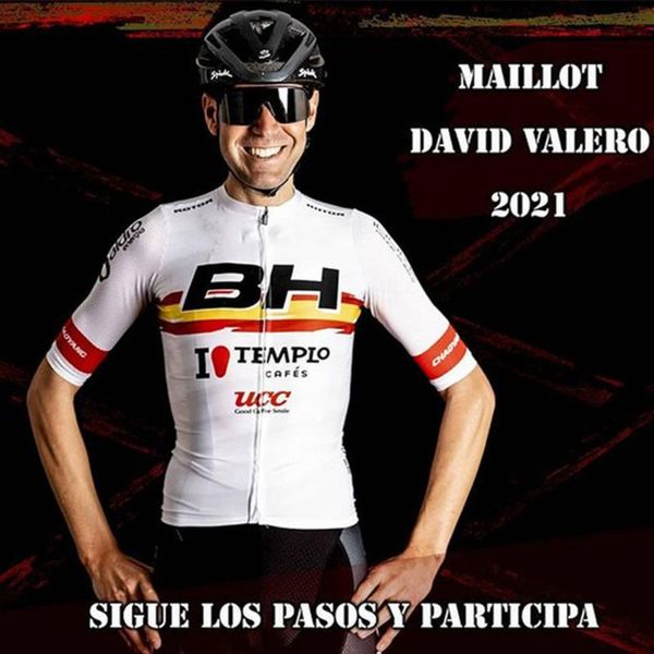 

racing sets cycling burgos finisseur summer personality short-sleeved suit sweatshirt maillot bib men's jersey 2021, Black;blue