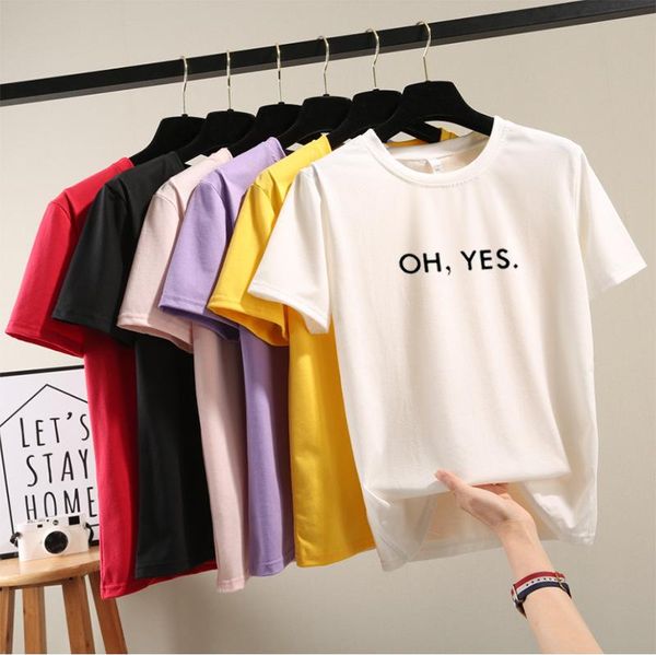 

women's t-shirt female casual summer fashion women lettered print tee elegant t shirt simple super soft o neck short sleeve shirts, White
