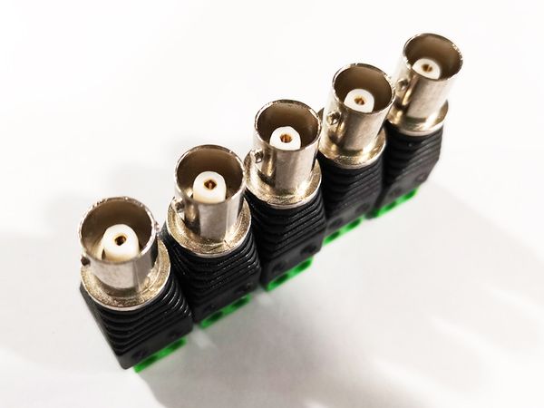 

bnc female to av terminals plug connector adapter for cctv systems/20pcs