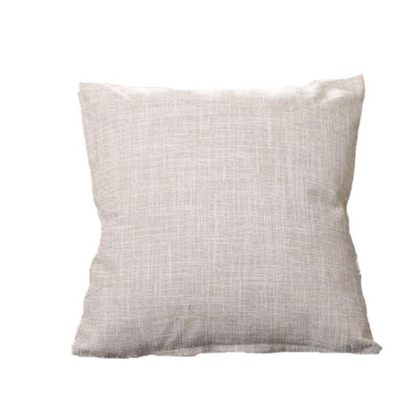 

cushion cover solid color throw pillows case linen square decorative pillow covers sofa home christmas decoration 13 colors 45cm