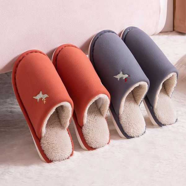 

winter cozy memory foam slippers non-slip house indoor outdoor bedroom warm flat lovely silent couples women shoes, Black