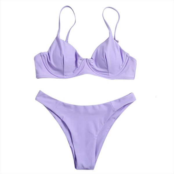 

z40 summer bikini set womens women swimwears swimming suit pure purple split separate swimsuit fashion swimwear womem beachwear bathing, White;black