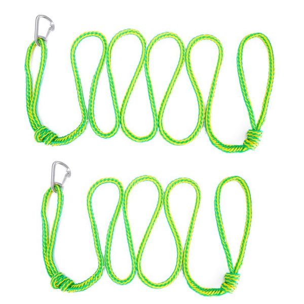 

rafts/inflatable boats premium dock lines duty heavy braided rope for jet ski watercraft boatkayaking marine with stainless clip