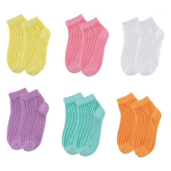 

pairs of summer baby socks household kid children comfortable hosiery, Pink;yellow