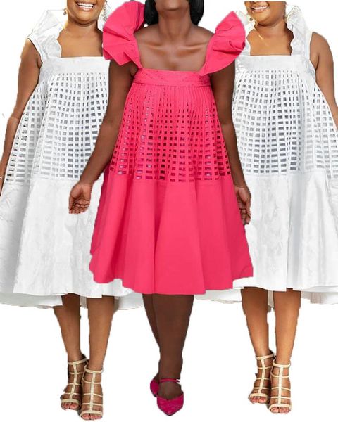 

ethnic clothing african women 2021 summer arrival white plus size dress dresses for, Red