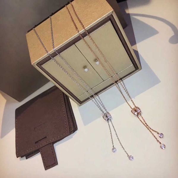 

brand pure 925 sterling silver jewelry for women beach necklace water drop tassel pendants slid stone design summer neckalce