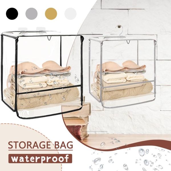

laundry bags home bathroom clothes and toiletry hanging bag waterproof storage