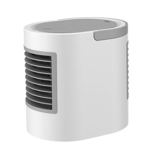 

wt-f11 mini deskfan portable oval shape cooling spray night light for office dormitory bedroom electric fans
