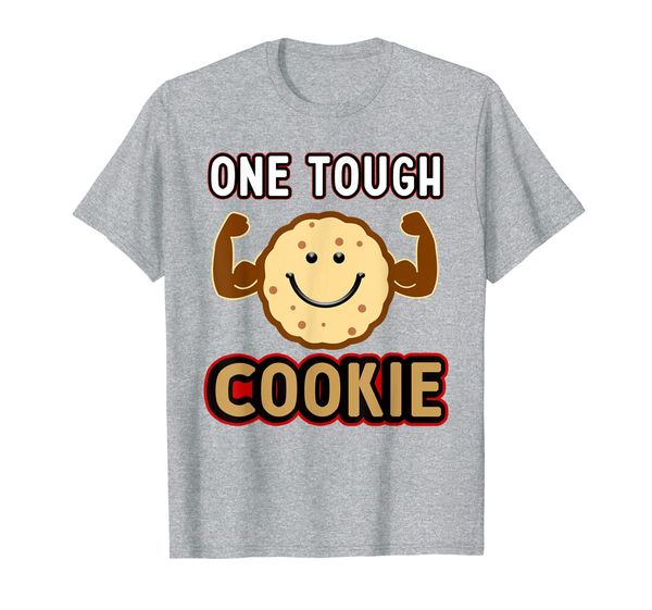 

cookies gifts, biscuits recipes, one tough cookie, strong t-shirt, White;black
