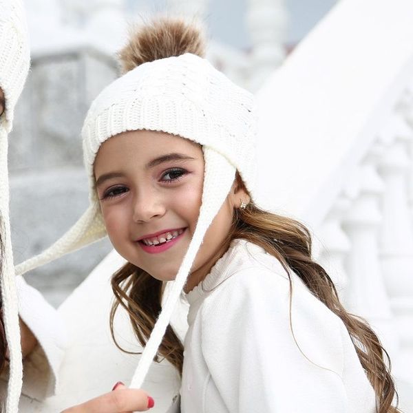 

caps & hats braid baby kids headgear cap children's warm knitted hat, Yellow