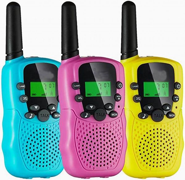 

walkie talkie children 2 pcs children's radio walkie-talkie kids birthday gift toys for boys girls t388 16 channels