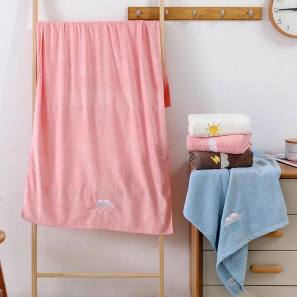 

towel gctnbjl bath towels cotton solid color bathroom soft and absorbent shower large 70 x 140 cm 4 colors to choose